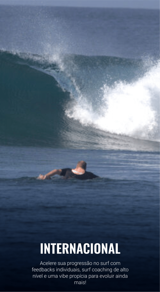 Surfcamp Internacional: Acelere sua progressão no surf com feedbacks individuais, surf coaching de alto nível e uma vibe propícia para evoluir ainda mais!